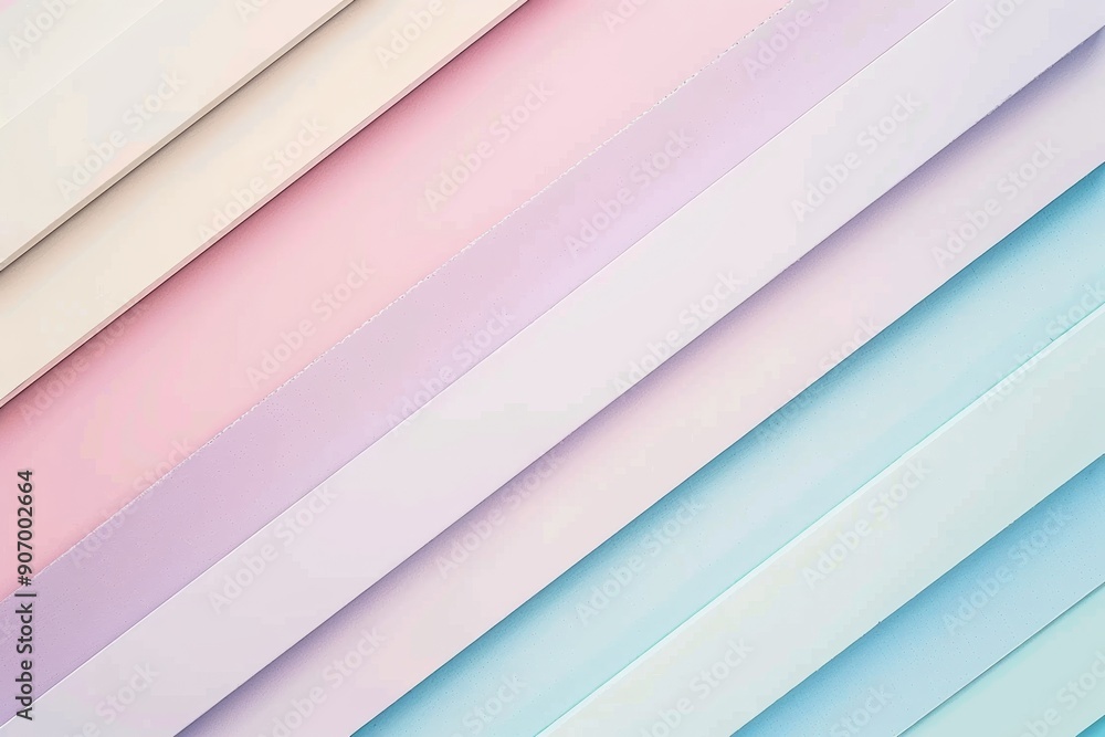 Fototapeta premium Pastel colored paper background with diagonal stripes