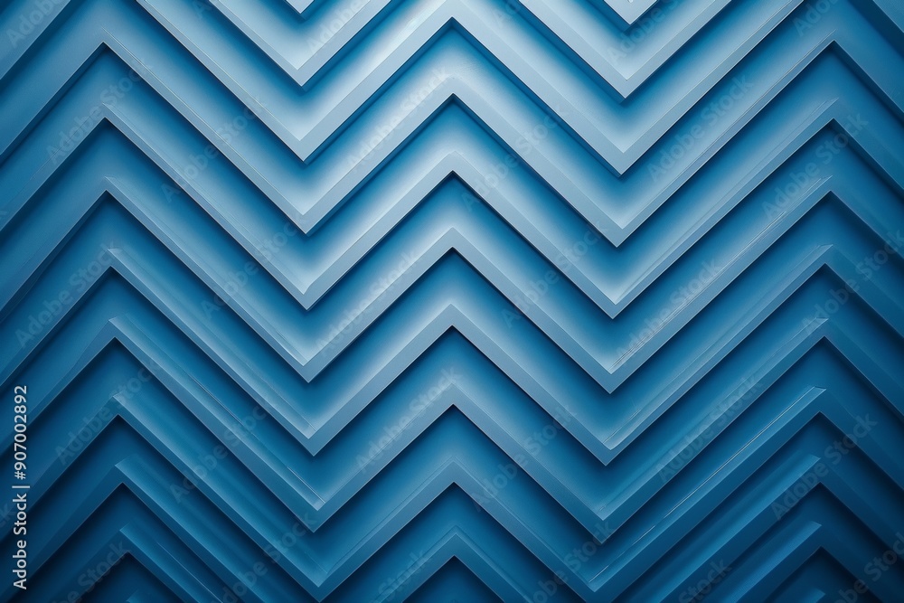Blue chevron background with a gradient of shades from light to dark Blue chevron background with a gradient of shades from light to dark