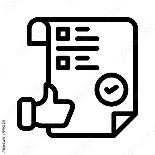 quality line icon