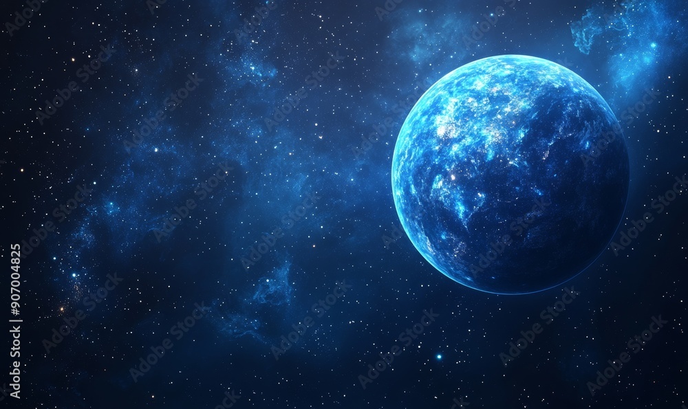 Star planet and universe background, Generative AI Star planet and universe background, Generative AI