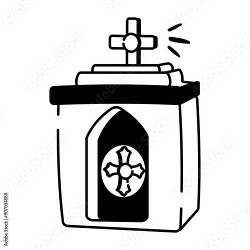 A drawing style icon of tabernacle 