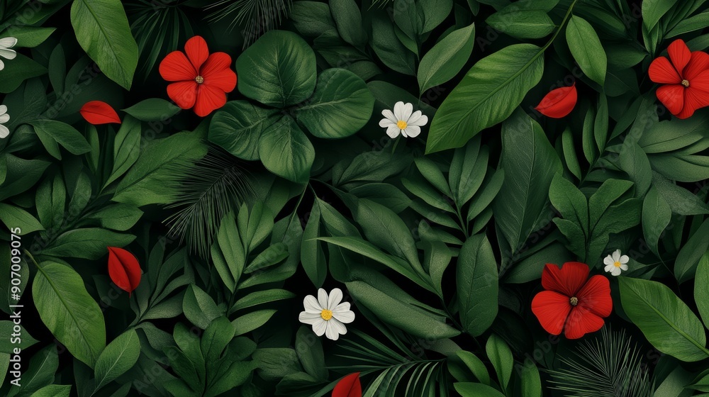 Dense thicket, pine needles, vibrant wildflowers, flat design illustration, high-resolution photo, realistic photo, hyper realistic Dense thicket, pine needles, vibrant wildflowers, flat design illustration, high-resolution photo, realistic photo, hyper realistic