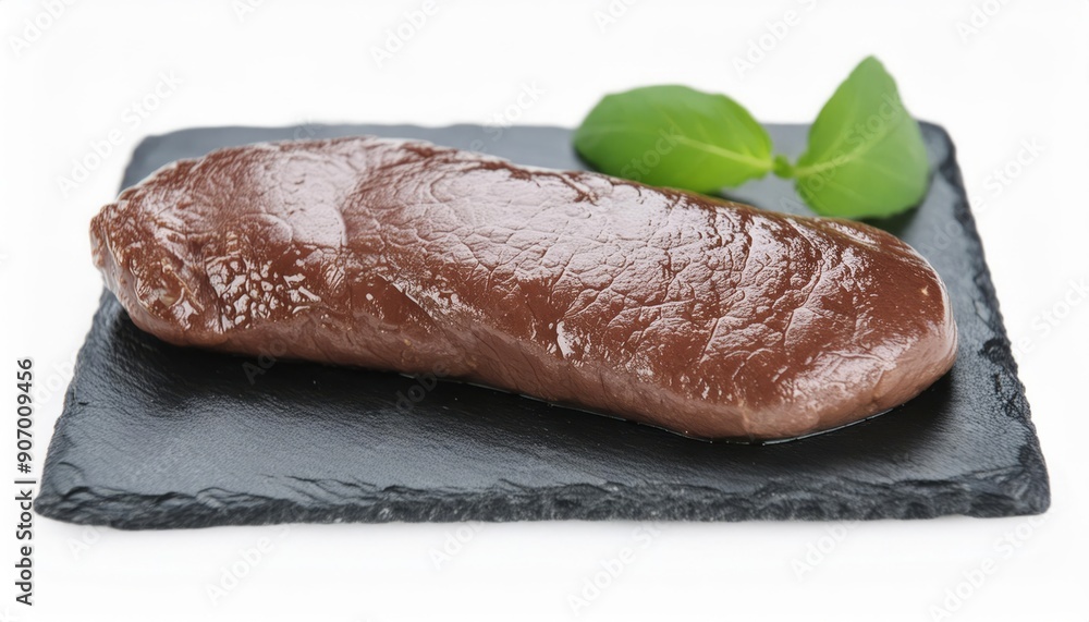 Raw meat on chopping board in kitchen isolated on white background, cook, cooking, chef, restaurant, hotel Raw meat on chopping board in kitchen isolated on white background, cook, cooking, chef, restaurant, hotel