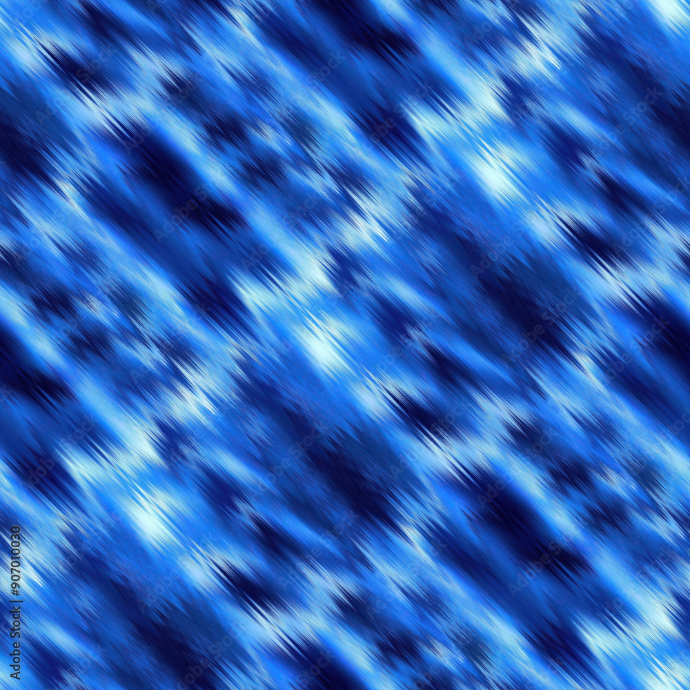 Summer blue white blotched diagonal stripes seamless pattern for trendy beachwear fashion print. Dip dye effect for boho coastal living cover repeat. Summer blue white blotched diagonal stripes seamless pattern for trendy beachwear fashion print. Dip dye effect for boho coastal living cover repeat.