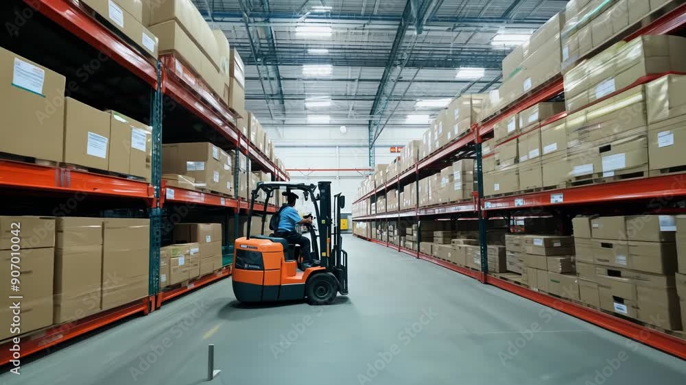 Large Storage Warehouse with Automated and Manual Equipment Large Storage Warehouse with Automated and Manual Equipment