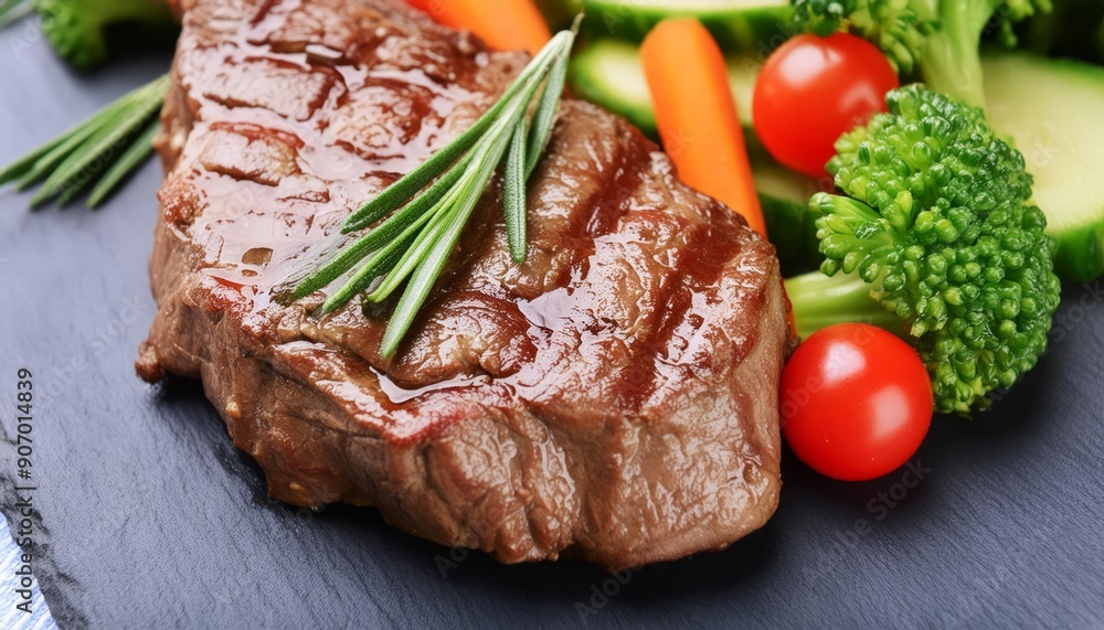 Smoked grilled meat with vegetables ready to serve, cooking, kitchen, restaurant, delicious, tasty, food, cuisine Smoked grilled meat with vegetables ready to serve, cooking, kitchen, restaurant, delicious, tasty, food, cuisine