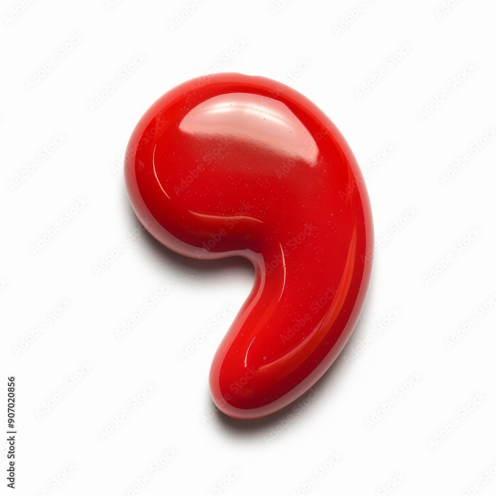 Medium shot of kidney, isolated on a white background, bright and vivid tonality Medium shot of kidney, isolated on a white background, bright and vivid tonality