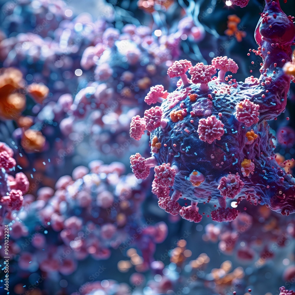 Immune Defense: Hyperrealistic Antibody Binding to Pathogen Immune Defense: Hyperrealistic Antibody Binding to Pathogen