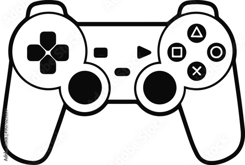 video game controller icon vector illustration