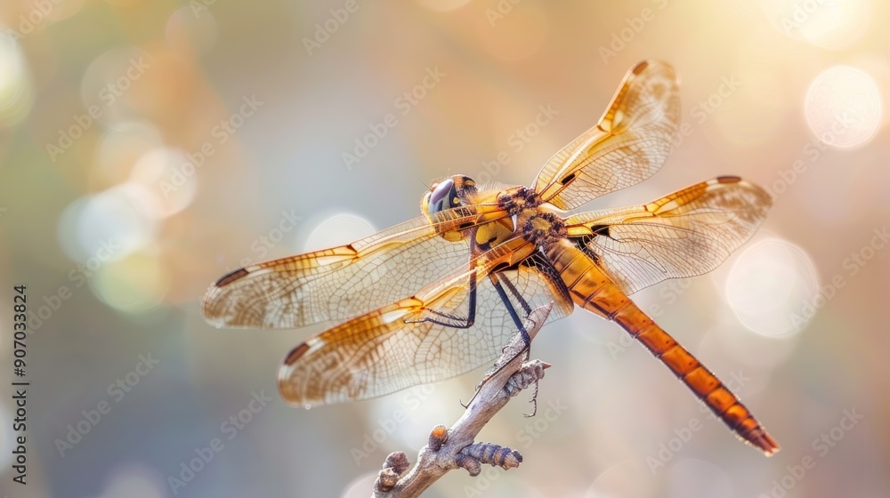 Dragonfly on a Branch Dragonfly on a Branch