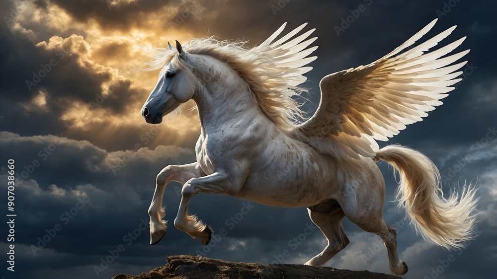 Die Flügel des Mysteriums: Pegasus in voller Pracht Die Flügel des Mysteriums: Pegasus in voller Pracht