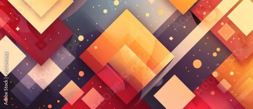 Vibrant Gradient Red Textile Pattern A Flat Design Illustration Perfect for Modern Decor and Fashion Applications