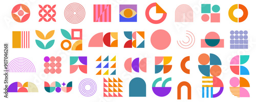 Bauhaus Art  Geometric Shapes