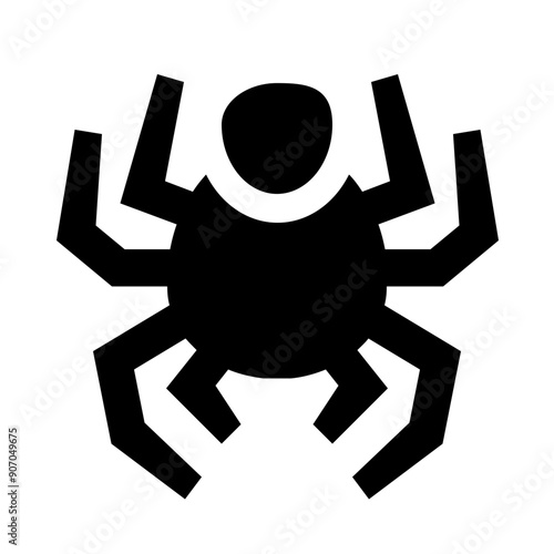 Spider Solid Icon