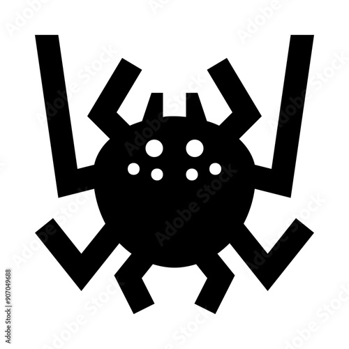 Spider Solid Icon