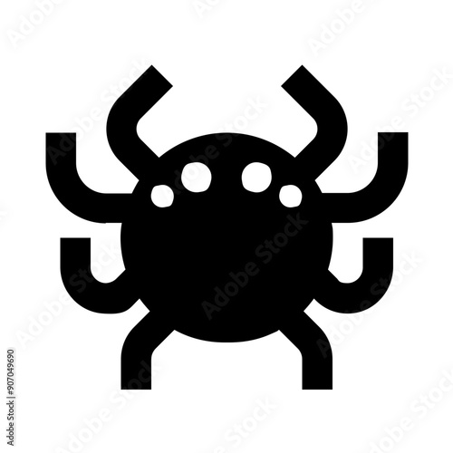 Spider Solid Icon