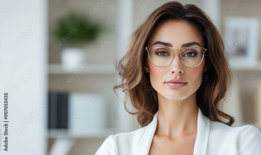 Professional Woman Lawyer in Modern Office Environment Professional Woman Lawyer in Modern Office Environment
