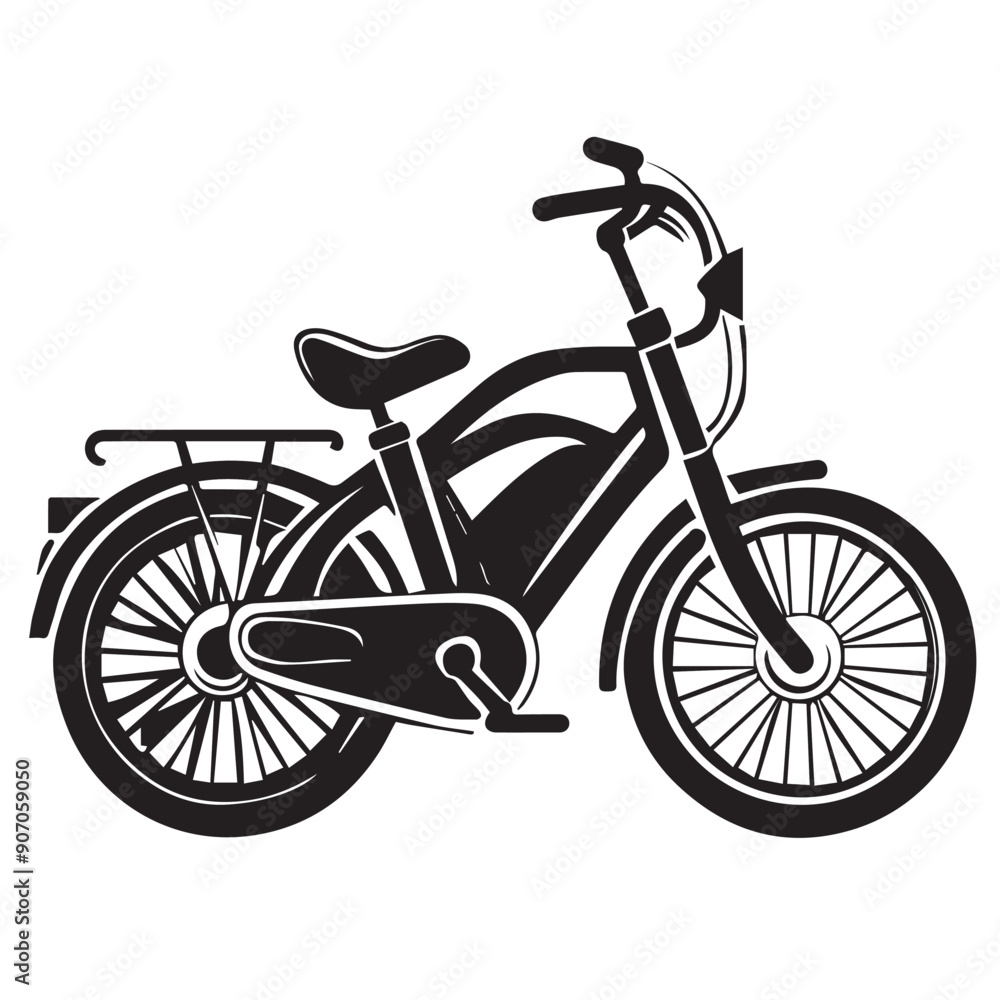 ELECTRIC BICYCLE in cartoon, doodle style . Image for t-shirt, web, mobile apps and ui. Isolated 2d vector illustration in logo, icon, sketch style, Eps 10, black and white. AI Generative ELECTRIC BICYCLE in cartoon, doodle style . Image for t-shirt, web, mobile apps and ui. Isolated 2d vector illustration in logo, icon, sketch style, Eps 10, black and white. AI Generative