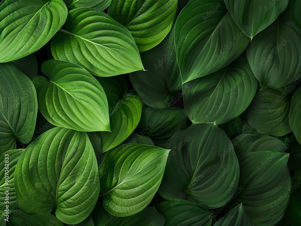 Vibrant green hosta leaves create a lush, textured background perfect for nature-themed projects or organic branding. Vibrant green hosta leaves create a lush, textured background perfect for nature-themed projects or organic branding.