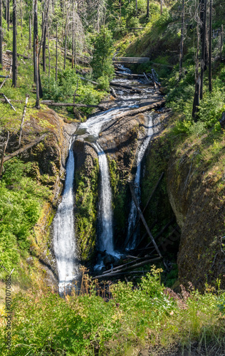 Tripple falls, Oregon USA photo