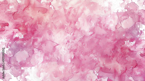 Abstract Pink Ink Swirls, a...