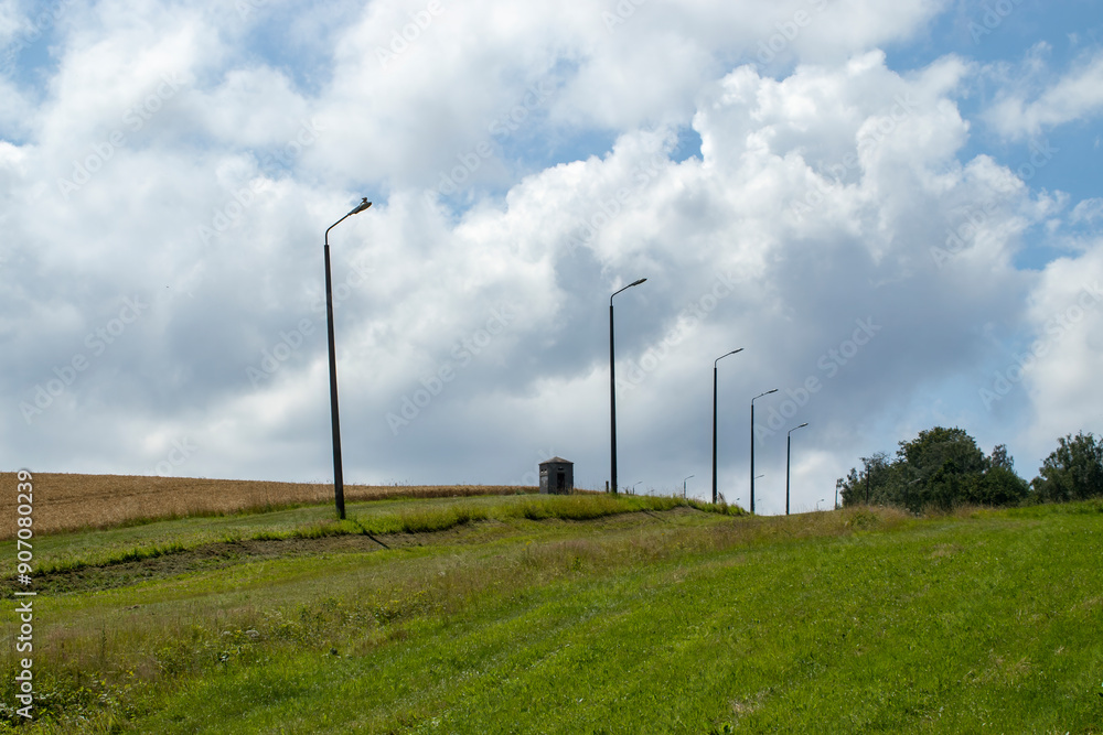 The former border between East and West Germany in Eichsfeld district, Thuringia, Germany The former border between East and West Germany in Eichsfeld district, Thuringia, Germany