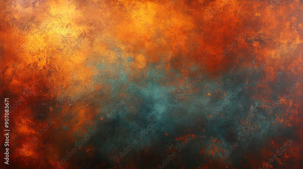 steel wall featuring a rusty orange and blue texture, with intricate patterns suggesting age and decay, evoking a sense of industrial history and weathered beauty steel wall featuring a rusty orange and blue texture, with intricate patterns suggesting age and decay, evoking a sense of industrial history and weathered beauty