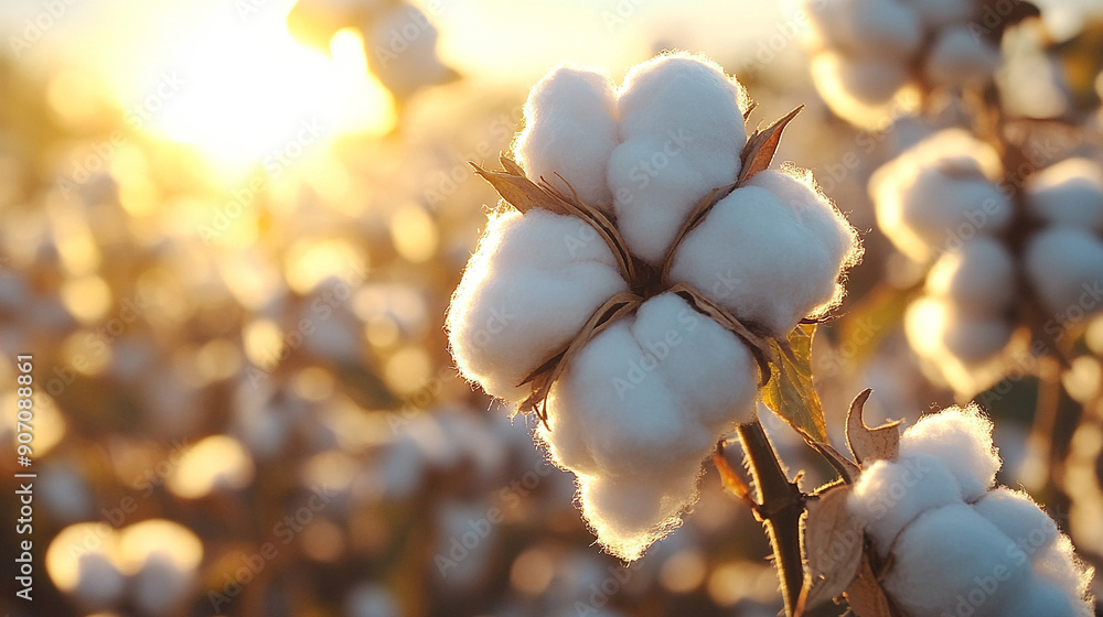 cotton field bathed in warm sunlight, capturing the beauty and symbolism of growth, agriculture, and rural life. The endless rows of cotton plants symbolize prosperity and the fruits of labor cotton field bathed in warm sunlight, capturing the beauty and symbolism of growth, agriculture, and rural life. The endless rows of cotton plants symbolize prosperity and the fruits of labor