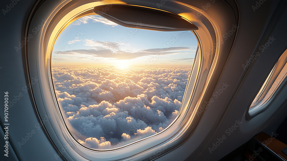 vibrant sky seen through an airplane window, showcasing a mesmerizing blend of colors and clouds, evoking a sense of wonder, freedom, and adventure vibrant sky seen through an airplane window, showcasing a mesmerizing blend of colors and clouds, evoking a sense of wonder, freedom, and adventure