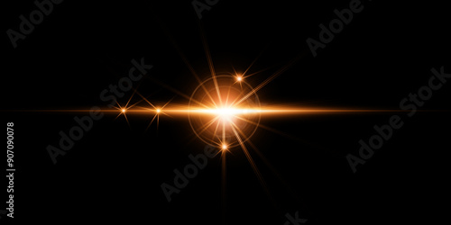 Light flare, Glowing light explodes. Light effect. ray. shining sun, bright flash. Special lens flare light effect.