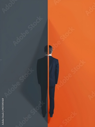 good or bad choice concept, business ethics
