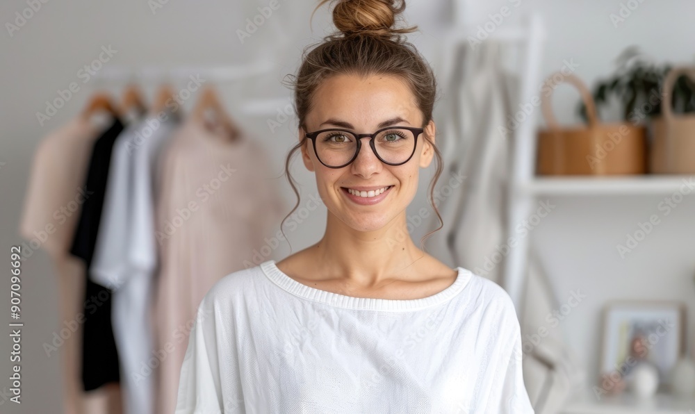 Female Sales Manager in a Modern Office: Leading with Expertise Female Sales Manager in a Modern Office: Leading with Expertise