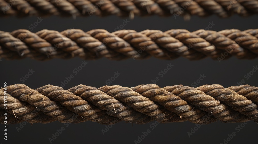 Close-Up of Rough Rope Texture, Macro Photography , Natural Fibers, Nautical , Rope Close-Up of Rough Rope Texture, Macro Photography , Natural Fibers, Nautical , Rope