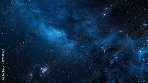 Cosmic Nebula with Glitteri...