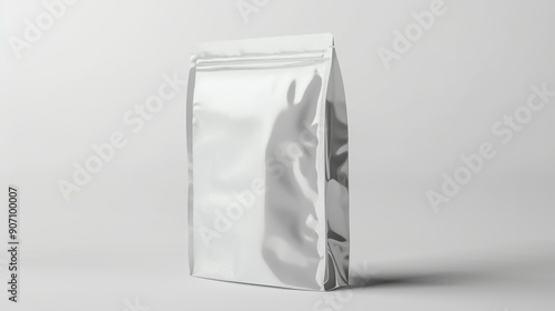 White Stand Up Pouch Mockup...