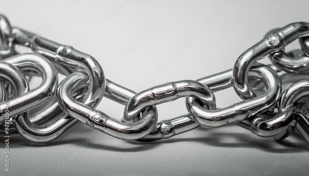 Obraz premium metal chain