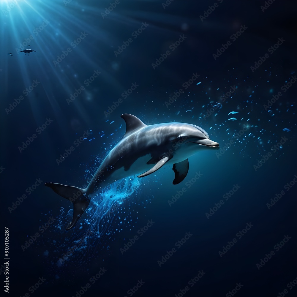 dolphin in the water dolphin in the water
