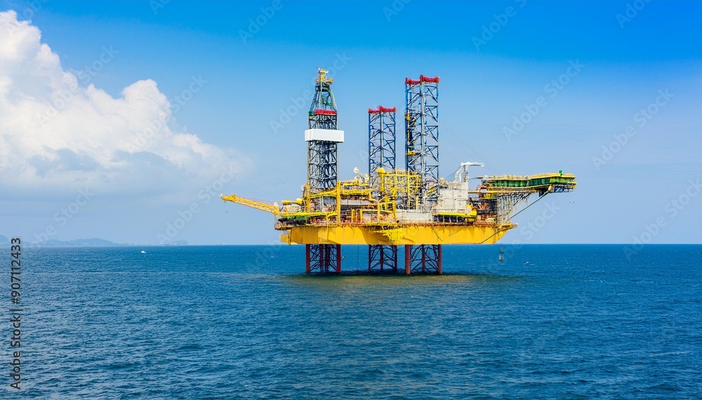 Fototapeta premium oil drilling platform