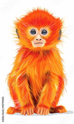 wild animal illustration: exotic pet