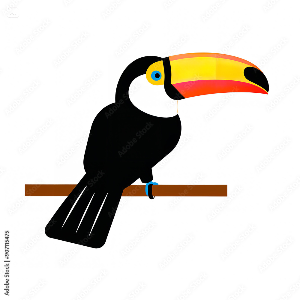 Obraz premium Toucan bird vector 