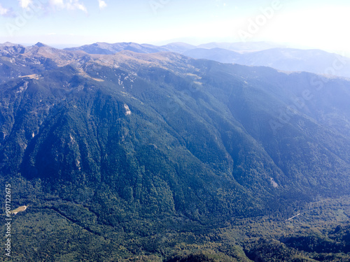 Rocky hills near Malyovitsa peak, Rila Mountain, Bulgaria