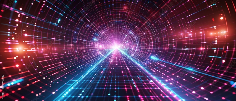 Futuristic High Speed Data Transfer Network. Futuristic High Speed Data Transfer Network.