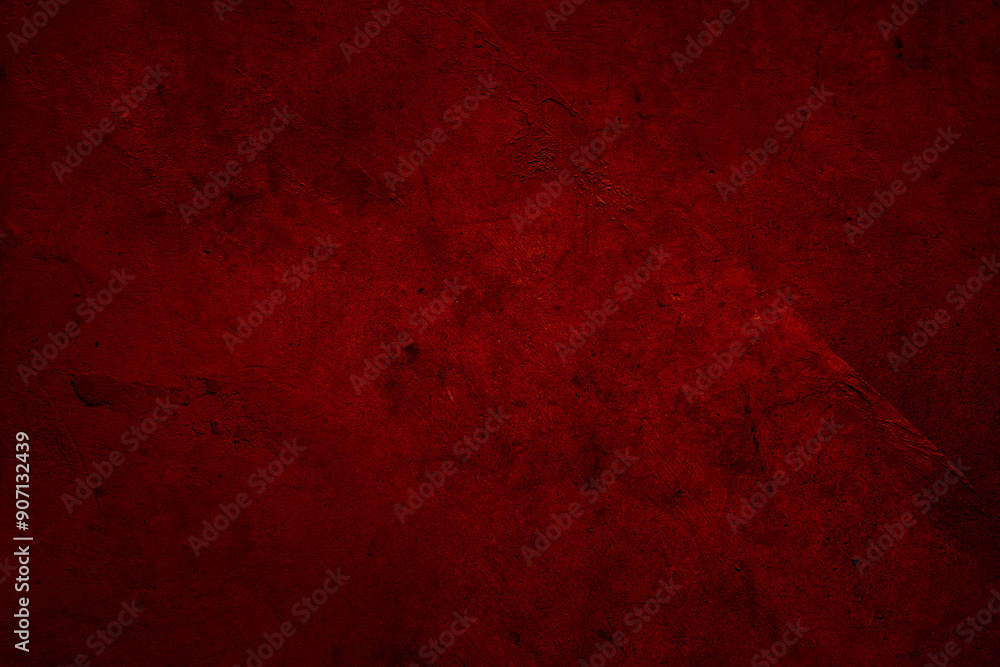 Fototapeta premium Red textured concrete background