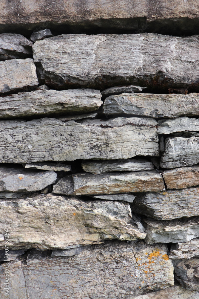 Gray stone blocks with soil and plants.
Gray stone blocks with soil and plants.