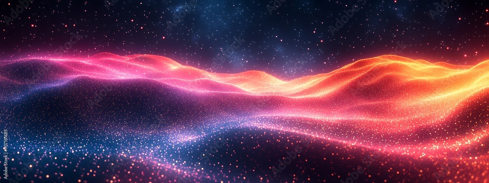 Abstract Digital Landscape Abstract Digital Landscape