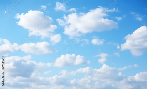 Fototapeta Naklejka Na Ścianę i Meble -   Light blue sky with clouds