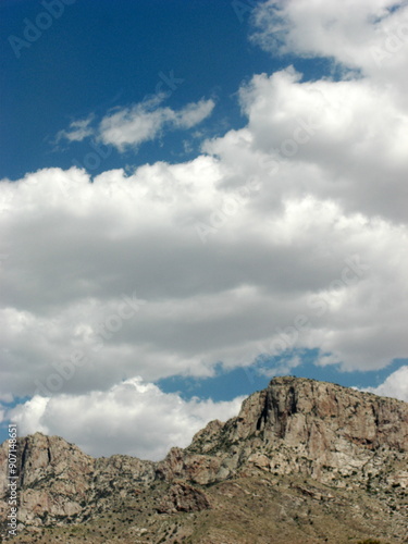 Mountain Range - Rocky - Tucson Oro Valley Arizona with blue sky