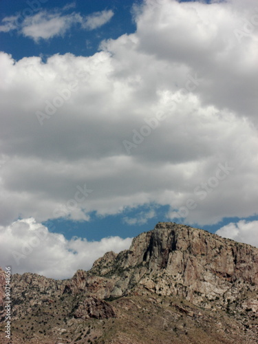 Mountain Range - Rocky - Tucson Oro Valley Arizona with blue sky