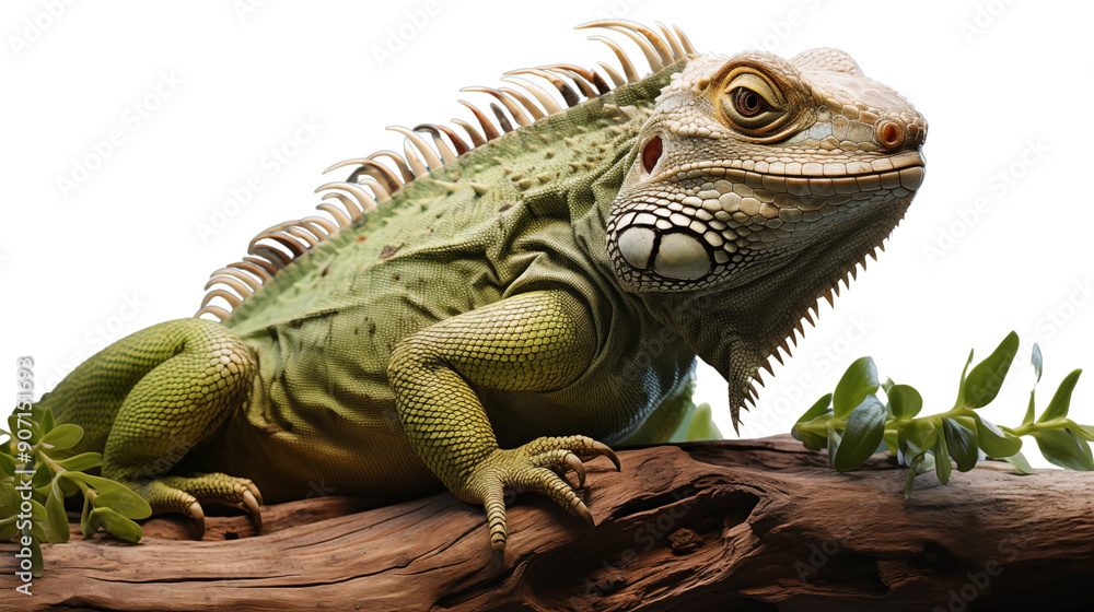 lizard on the branch isolated transparent background. lizard on the branch isolated transparent background.