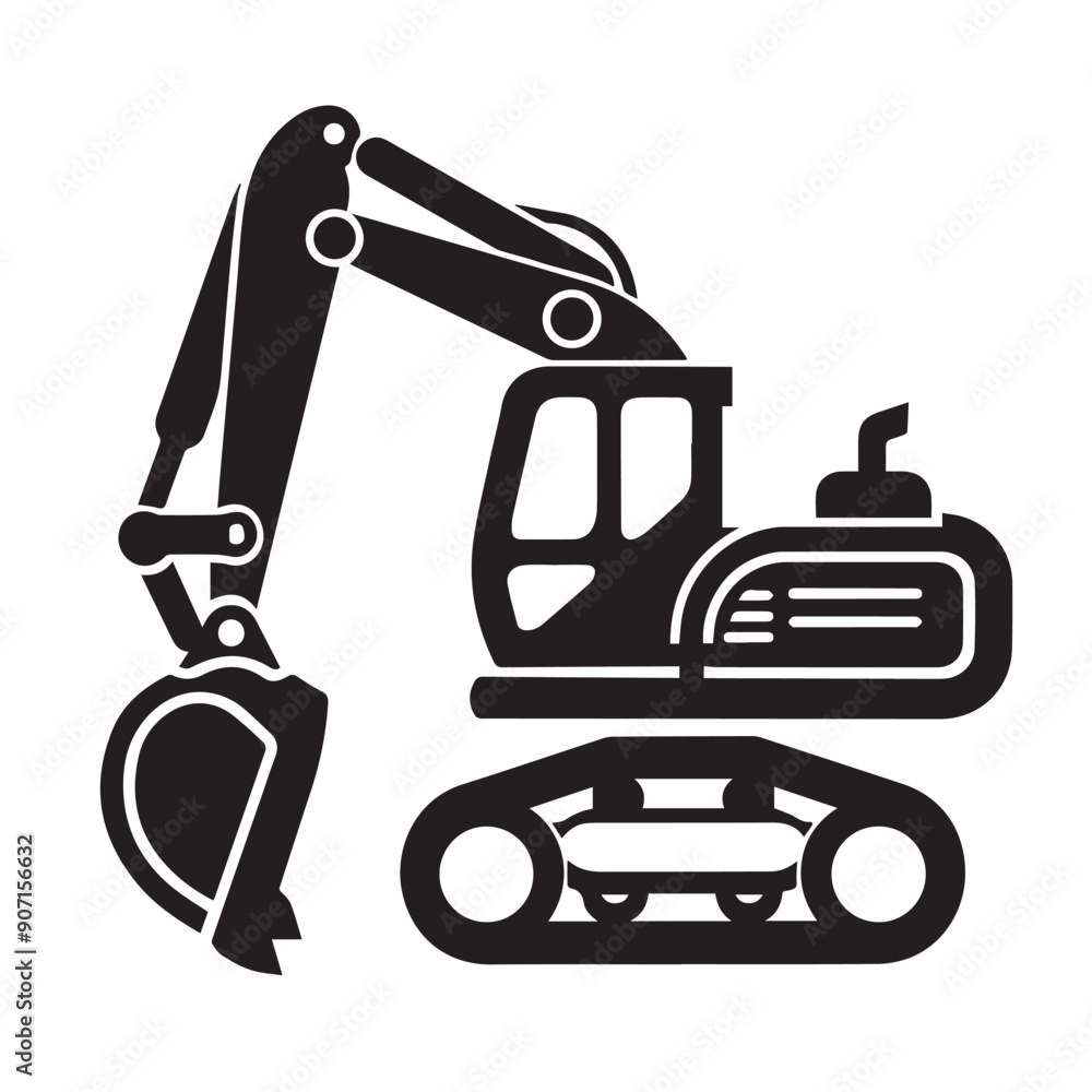 Construction equipment in cartoon, doodle style . Image for t-shirt, web, mobile apps and ui. Isolated 2d vector illustration in logo, icon, sketch style, Eps 10, black and white. AI Generative Construction equipment in cartoon, doodle style . Image for t-shirt, web, mobile apps and ui. Isolated 2d vector illustration in logo, icon, sketch style, Eps 10, black and white. AI Generative